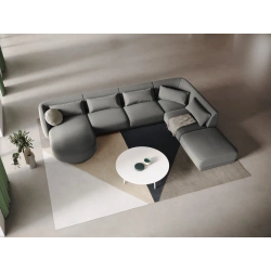 Narożnik 6-os panoramiczny Tulum tkanina welurowa Bluvel Cosmopolitan Design