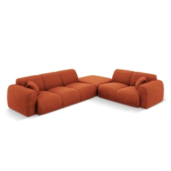 Sofa narożna 4-os. Nolio tkanina szenilowa Haga Cosmopolitan Design