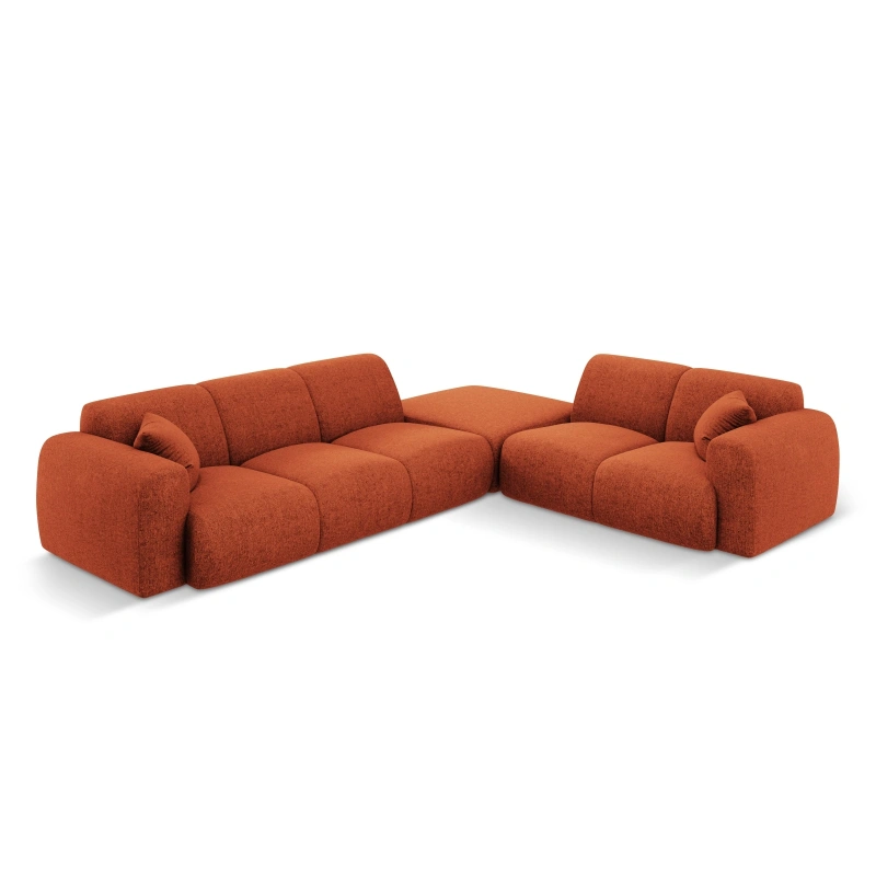 Sofa narożna 4-os. Nolio tkanina szenilowa Haga Cosmopolitan Design