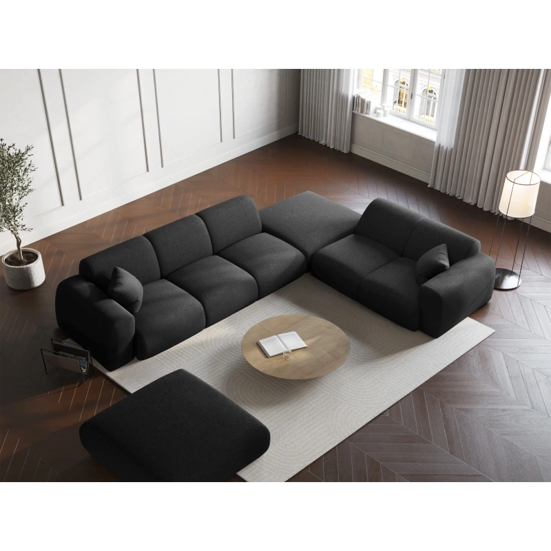Sofa narożna 4-os. Nolio tkanina szenilowa Haga Cosmopolitan Design Sofa narożna 4-os. Nolio tkanina szenilowa Haga Cosmopolitan Design