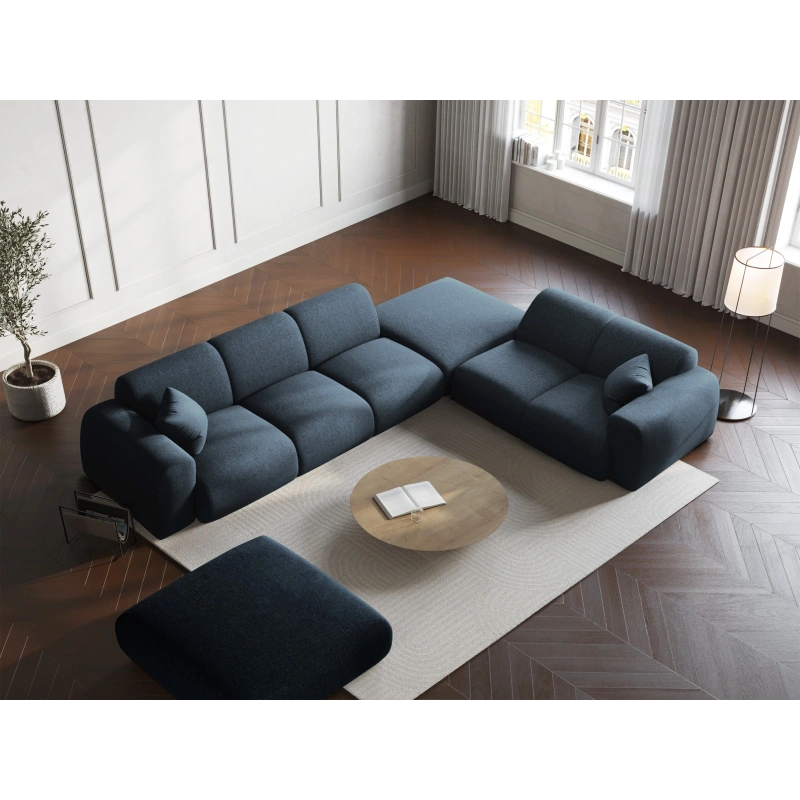 Sofa narożna 4-os. Nolio tkanina szenilowa Haga Cosmopolitan Design Sofa narożna 4-os. Nolio tkanina szenilowa Haga Cosmopolitan Design