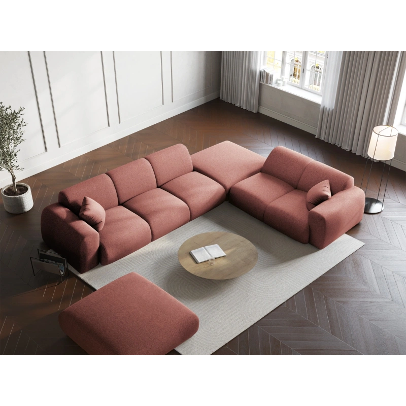 Sofa narożna 4-os. Nolio tkanina szenilowa Haga Cosmopolitan Design Sofa narożna 4-os. Nolio tkanina szenilowa Haga Cosmopolitan Design