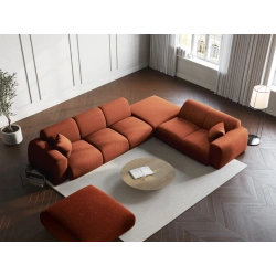 Sofa narożna 4-os. Nolio tkanina szenilowa Haga Cosmopolitan Design