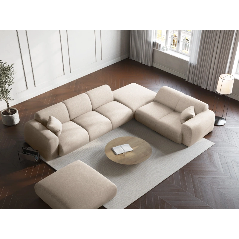 Sofa narożna 4-os. Nolio tkanina szenilowa Haga Cosmopolitan Design
