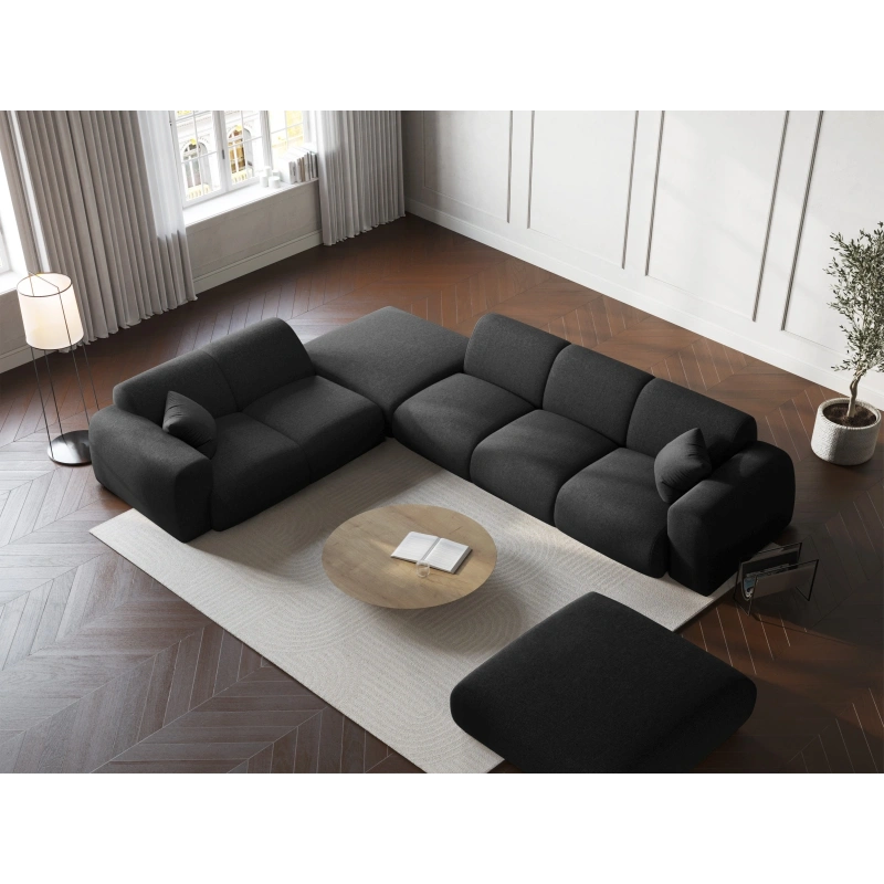 Sofa narożna 4-os. Nolio tkanina szenilowa Haga Cosmopolitan Design Sofa narożna 4-os. Nolio tkanina szenilowa Haga Cosmopolitan Design