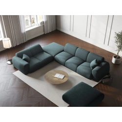 Sofa narożna 4-os. Nolio tkanina szenilowa Haga Cosmopolitan Design
