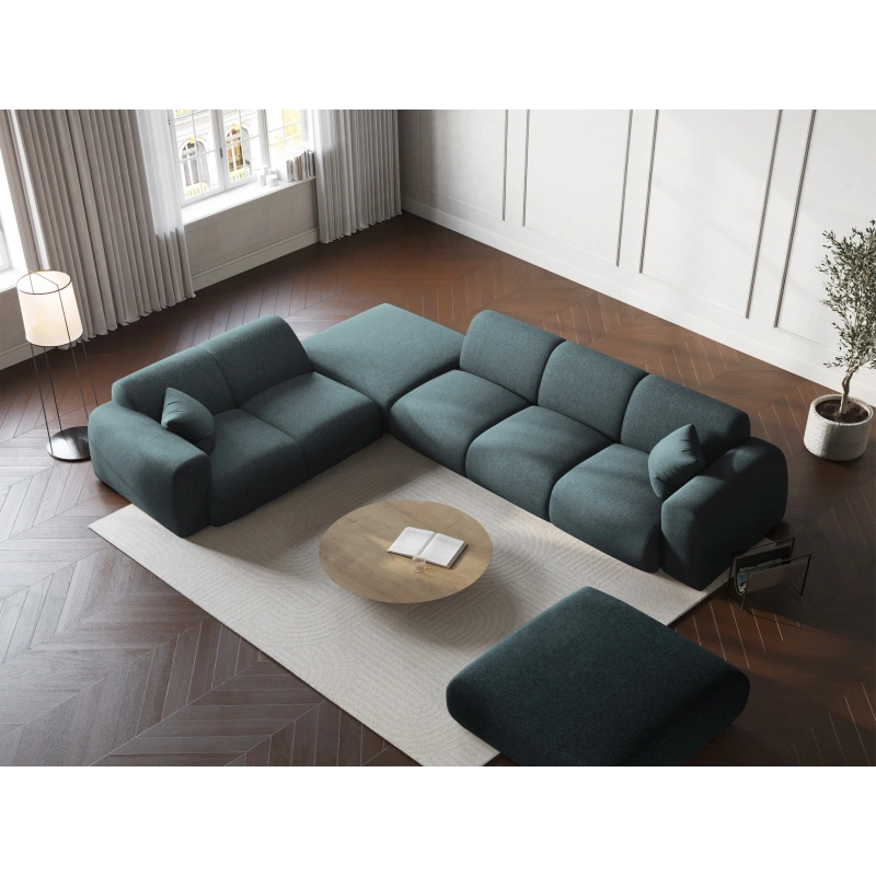 Sofa narożna 4-os. Nolio tkanina szenilowa Haga Cosmopolitan Design
