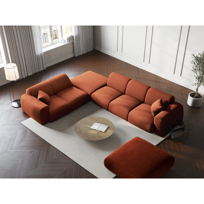 Sofa narożna 4-os. Nolio tkanina szenilowa Haga Cosmopolitan Design Sofa narożna 4-os. Nolio tkanina szenilowa Haga Cosmopolitan Design