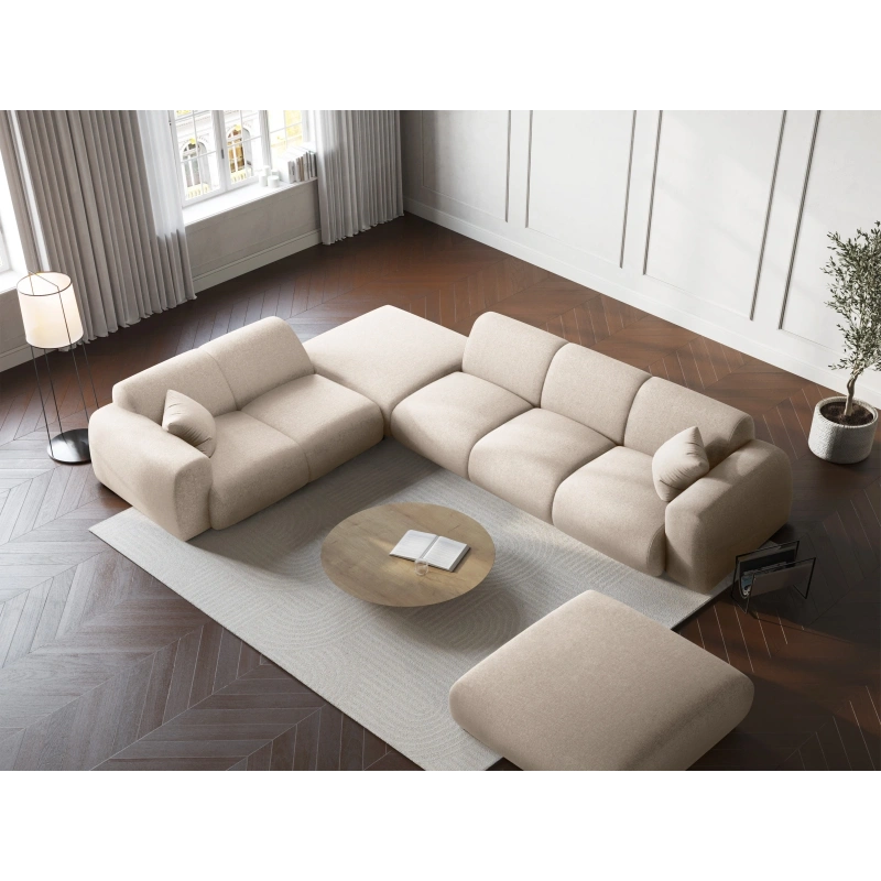 Sofa narożna 4-os. Nolio tkanina szenilowa Haga Cosmopolitan Design Sofa narożna 4-os. Nolio tkanina szenilowa Haga Cosmopolitan Design