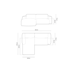 Mały narożnik 4 osobowy Nolio tkanina szenilowa Haga Cosmopolitan Design Mały narożnik 4 osobowy Nolio tkanina szenilowa Haga Cosmopolitan Design