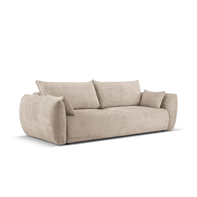 Sofa 3-os Matera z funkcją spania i pojemnikiem na pościel szenil