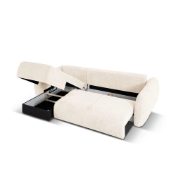 Narożnik 4-os Matera z funkcją spania i pojemnikiem na pościel szenil Narożnik 4-os Matera z funkcją spania i pojemnikiem na pościel szenil