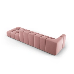 Sofa 4 osobowa Francesca prawostronna tkanina welurowa Bluvel Milo Casa
