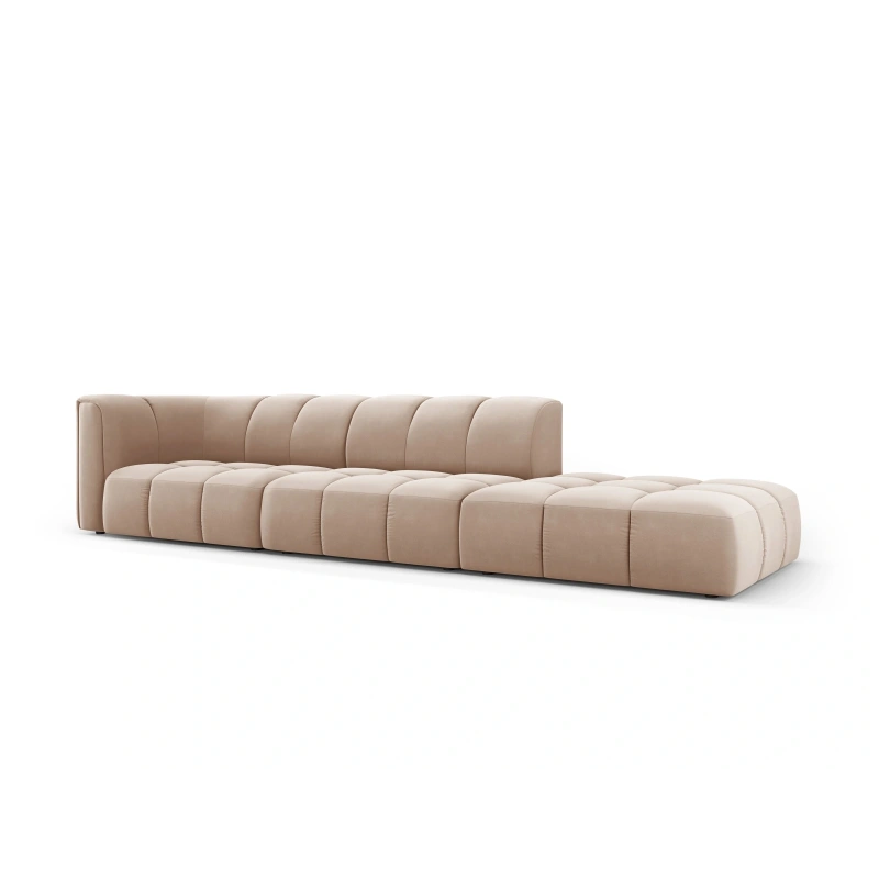 Sofa 4 osobowa Francesca prawostronna tkanina welurowa Bluvel Milo Casa