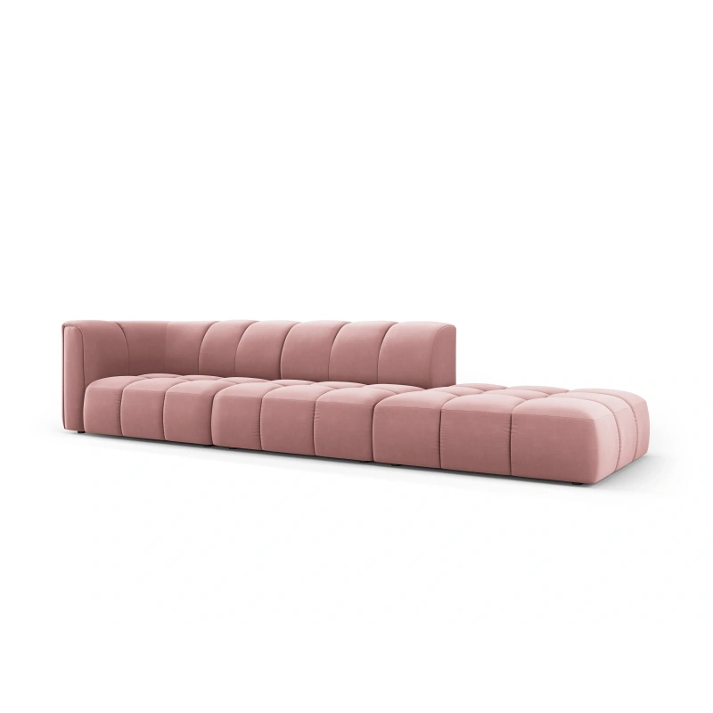 Sofa 4 osobowa Francesca prawostronna tkanina welurowa Bluvel Milo Casa