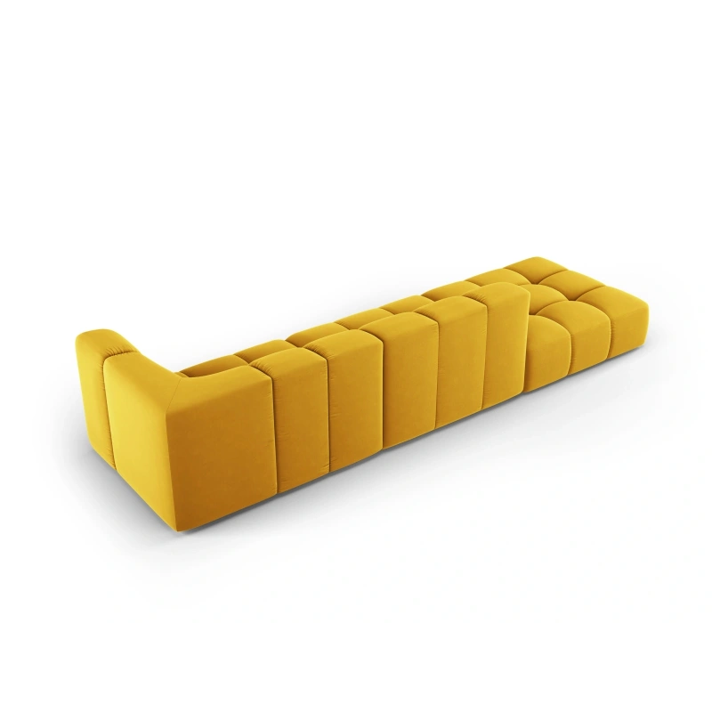 Sofa 4 osobowa Francesca lewostronna tkanina welurowa Bluvel Milo Casa Sofa 4 osobowa Francesca lewostronna tkanina welurowa Bluvel Milo Casa