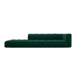 Sofa 4 osobowa Francesca lewostronna tkanina welurowa Bluvel Milo Casa
