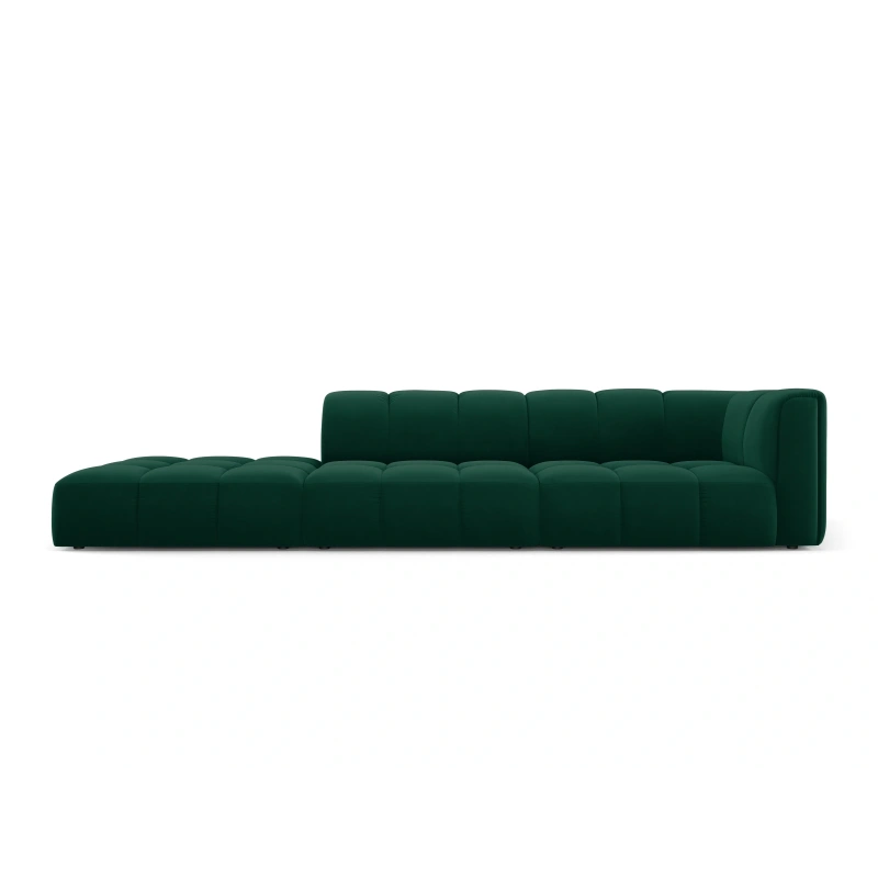 Sofa 4 osobowa Francesca lewostronna tkanina welurowa Bluvel Milo Casa