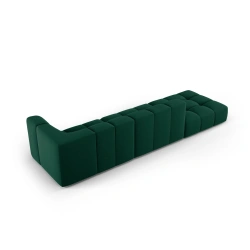 Sofa 4 osobowa Francesca lewostronna tkanina welurowa Bluvel Milo Casa