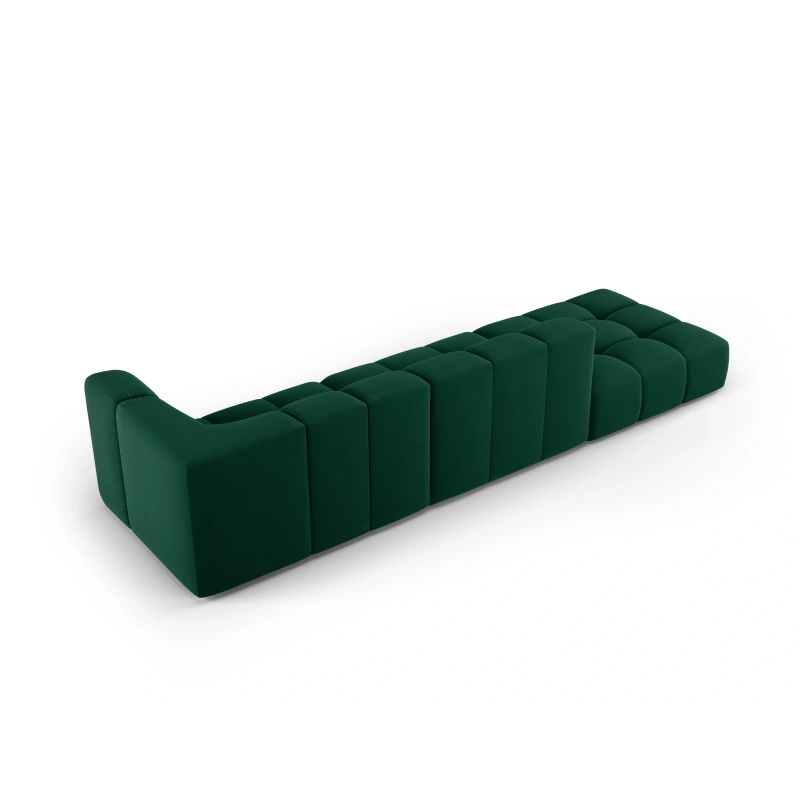 Sofa 4 osobowa Francesca lewostronna tkanina welurowa Bluvel Milo Casa