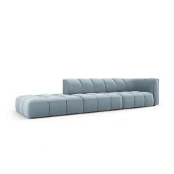 Sofa 4 osobowa Francesca lewostronna tkanina welurowa Bluvel Milo Casa Sofa 4 osobowa Francesca lewostronna tkanina welurowa Bluvel Milo Casa