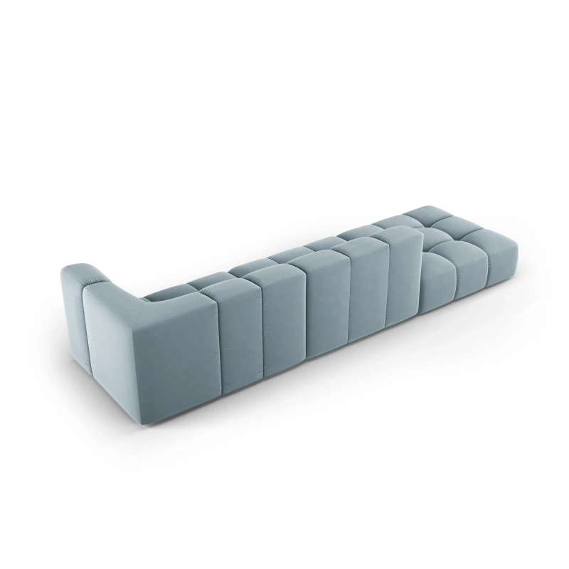 Sofa 4 osobowa Francesca lewostronna tkanina welurowa Bluvel Milo Casa Sofa 4 osobowa Francesca lewostronna tkanina welurowa Bluvel Milo Casa