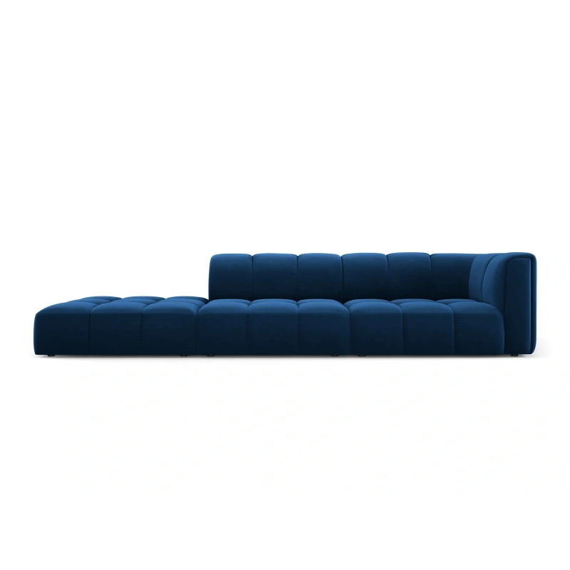 Sofa 4 osobowa Francesca lewostronna tkanina welurowa Bluvel Milo Casa