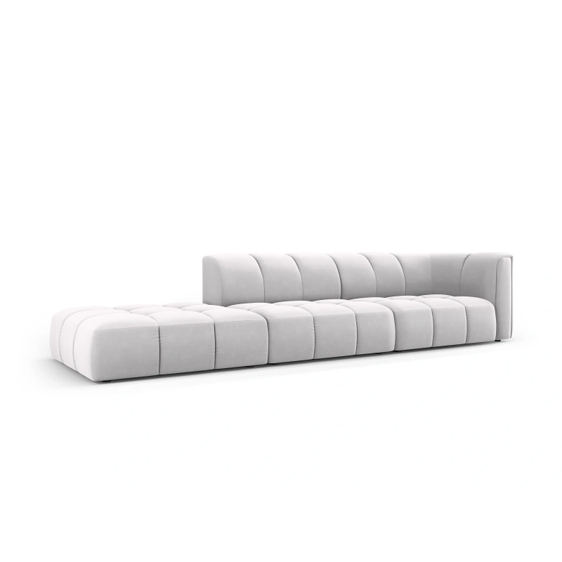Sofa 4 osobowa Francesca lewostronna tkanina welurowa Bluvel Milo Casa Sofa 4 osobowa Francesca lewostronna tkanina welurowa Bluvel Milo Casa