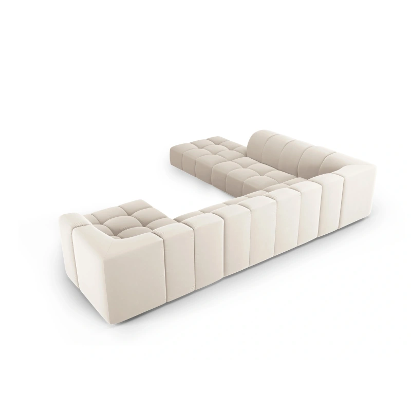 Aksamitny narożnik panoramiczny 7-os Francesca Milo Casa Aksamitny narożnik panoramiczny 7-os Francesca Milo Casa