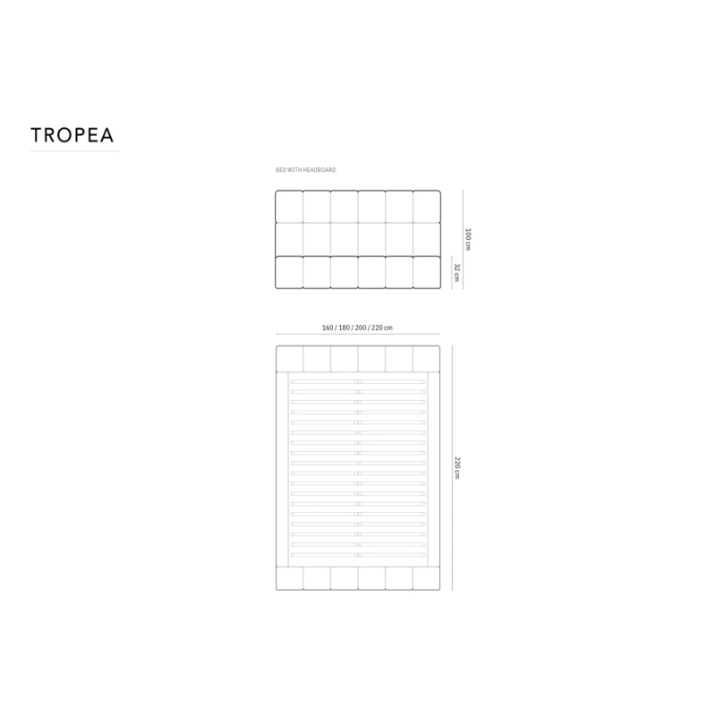 Łóżko tapicerowane 160x200 z pojemnikiem Tropea szenil Milo Casa Łóżko tapicerowane 160x200 z pojemnikiem Tropea szenil Milo Casa