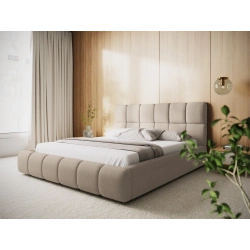 Łóżko tapicerowane 180x200 z pojemnikiem Tropea szenil Milo Casa