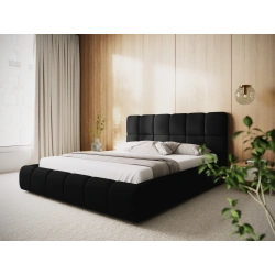 Łóżko tapicerowane 180x200 z pojemnikiem Tropea szenil Milo Casa