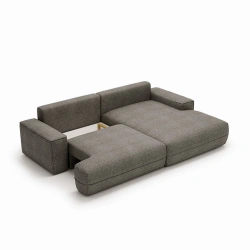 Narożnik L-kształtny Fresh z funkcją spania i pojemnikiem na pościel