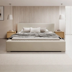 Łóżko tapicerowane Verona z pojemnikiem na pościel 140/160/180x200cm