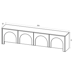 Szafka RTV ARCO 4D Szafka RTV ARCO 4D