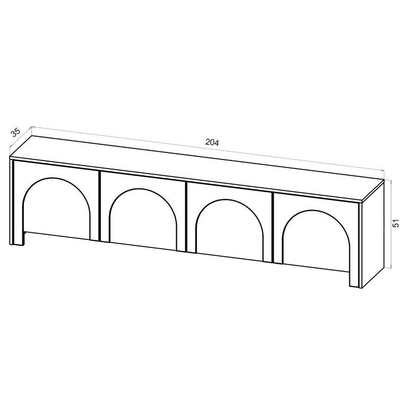 Szafka RTV ARCO 4D Szafka RTV ARCO 4D