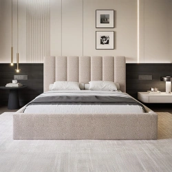 Łóżko tapicerowane Roma z pojemnikiem na pościel 120/140/160/180x200cm