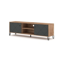 Szafka RTV Bilbao BL02 Craft Tabaco/Grafit Szafka RTV Bilbao BL02 Craft Tabaco/Grafit