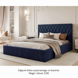 Łóżko tapicerowane Caro z pojemnikiem na posciel, rozmiar do wyboru Łóżko tapicerowane Caro z pojemnikiem na posciel, rozmiar do wyboru