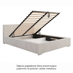 Łóżko tapicerowane Verona z pojemnikiem na pościel 140/160/180x200cm Łóżko tapicerowane Verona z pojemnikiem na pościel 140/160/180x200cm