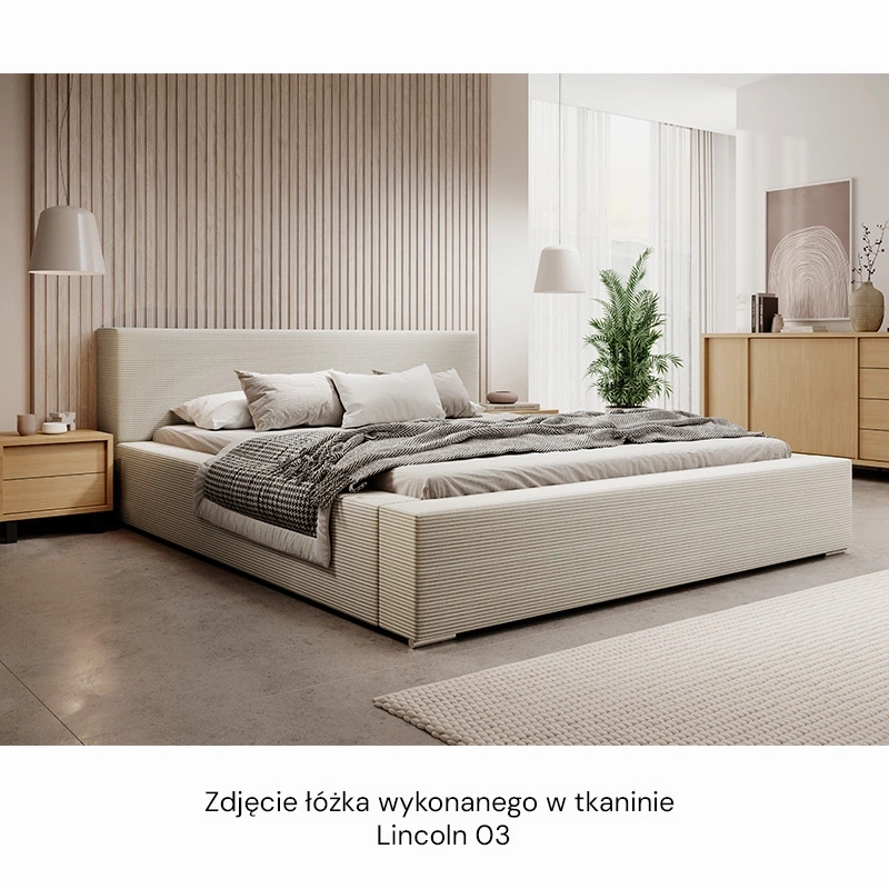 Łóżko tapicerowane Verona z pojemnikiem na pościel 140/160/180x200cm Łóżko tapicerowane Verona z pojemnikiem na pościel 140/160/180x200cm