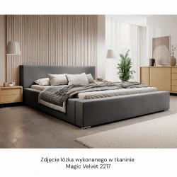 Łóżko tapicerowane Verona z pojemnikiem na pościel 140/160/180x200cm Łóżko tapicerowane Verona z pojemnikiem na pościel 140/160/180x200cm