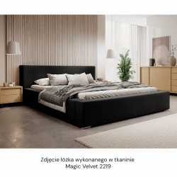 Łóżko tapicerowane Verona z pojemnikiem na pościel 140/160/180x200cm Łóżko tapicerowane Verona z pojemnikiem na pościel 140/160/180x200cm