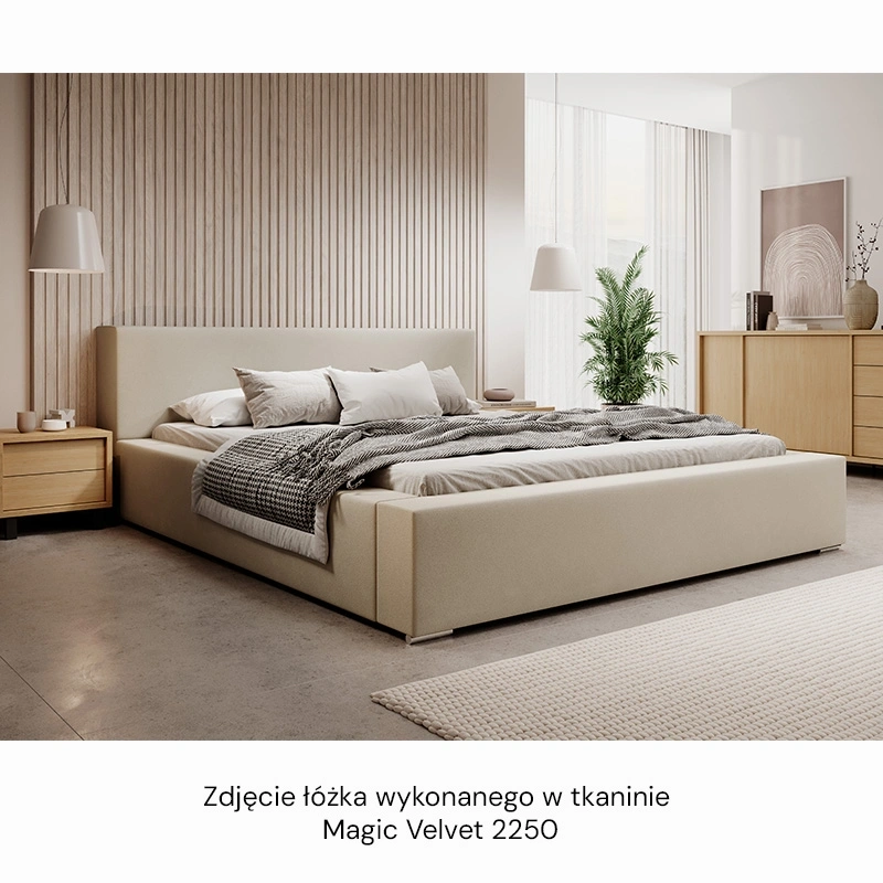 Łóżko tapicerowane Verona z pojemnikiem na pościel 140/160/180x200cm Łóżko tapicerowane Verona z pojemnikiem na pościel 140/160/180x200cm