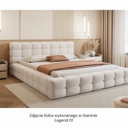 Łóżko tapicerowane Amaro z pojemnikiem na pościel 140/160/180x200cm Łóżko tapicerowane Amaro z pojemnikiem na pościel 140/160/180x200cm