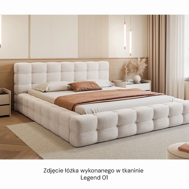 Łóżko tapicerowane Amaro z pojemnikiem na pościel 140/160/180x200cm Łóżko tapicerowane Amaro z pojemnikiem na pościel 140/160/180x200cm