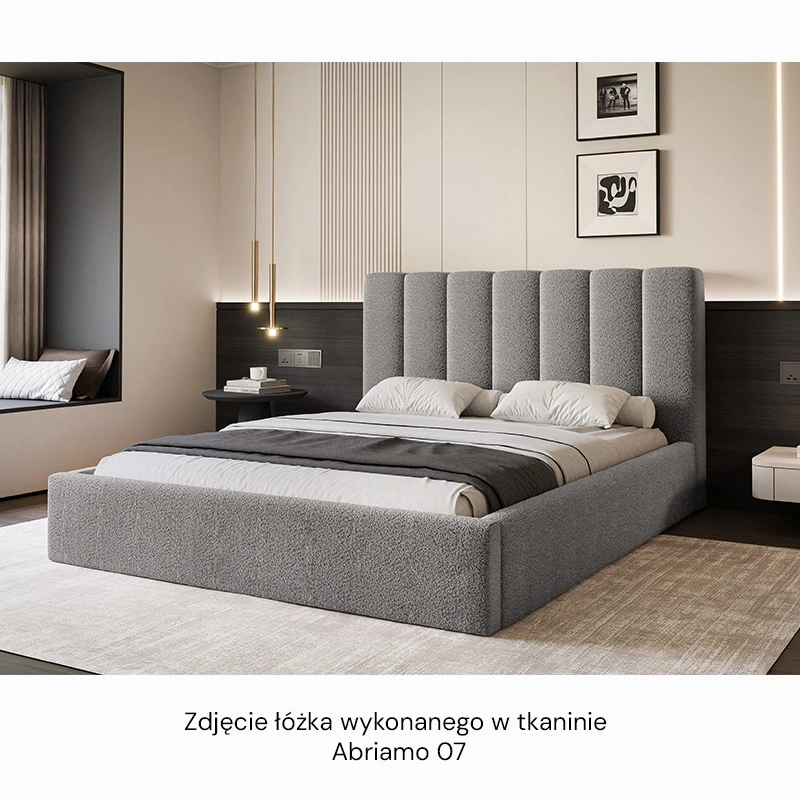 Łóżko tapicerowane Roma z pojemnikiem na pościel 120/140/160/180x200cm Łóżko tapicerowane Roma z pojemnikiem na pościel 120/140/160/180x200cm
