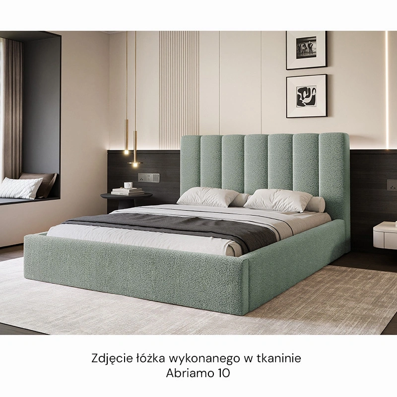 Łóżko tapicerowane Roma z pojemnikiem na pościel 120/140/160/180x200cm Łóżko tapicerowane Roma z pojemnikiem na pościel 120/140/160/180x200cm