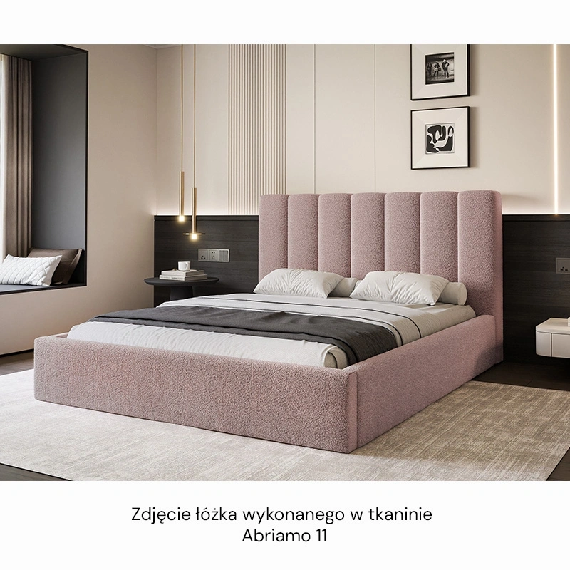 Łóżko tapicerowane Roma z pojemnikiem na pościel 120/140/160/180x200cm Łóżko tapicerowane Roma z pojemnikiem na pościel 120/140/160/180x200cm