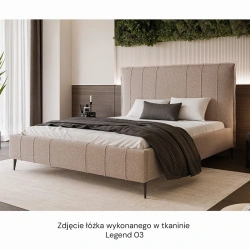 Łóżko tapicerowane Suzi na wysokich nóżkach rozmiar do wyboru Łóżko tapicerowane Suzi na wysokich nóżkach rozmiar do wyboru
